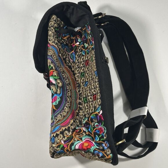 Goodhan‎ Vintage Brand Backpack Small Embroidered Floral - Picture 6 of 15